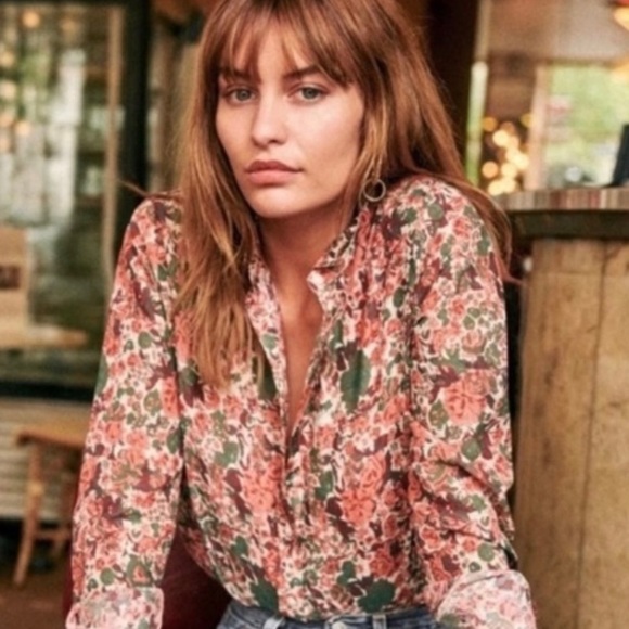 Sezane Pierro Shirt Size 36 NWT - Picture 1 of 7